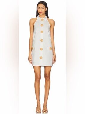 NWT My Beachy Side Amber Mini Dress - White